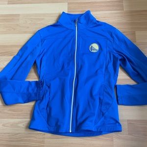 LevelWear Golden State Warriors Zip-Up Athletic Sweater